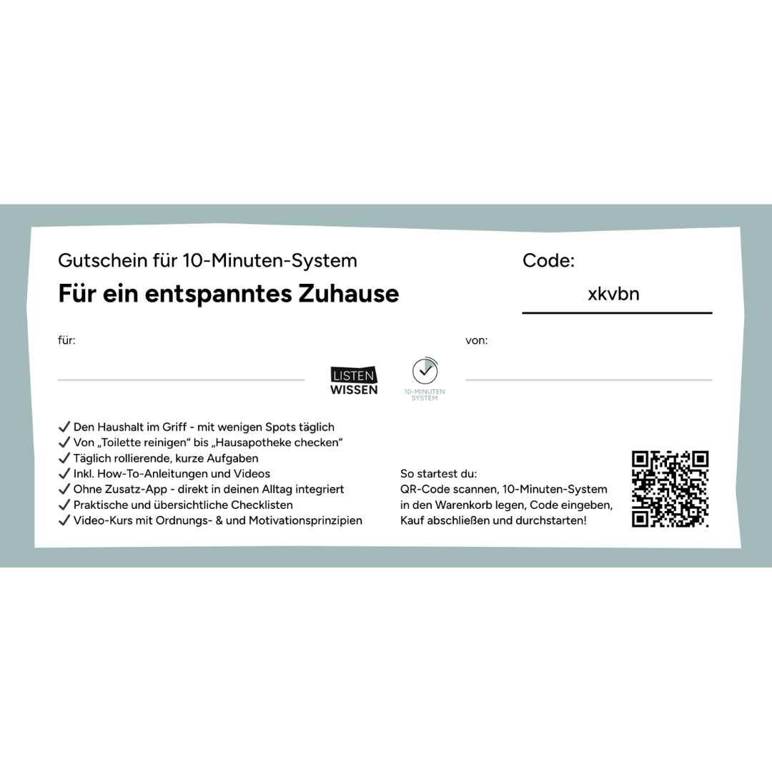 Gutschein für 10-Minuten-System