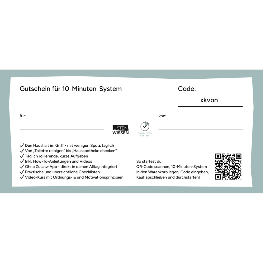 Gutschein für 10-Minuten-System