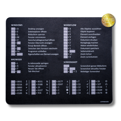 Smartes Mousepad - 10er-Pack - inkl. Personalisierung