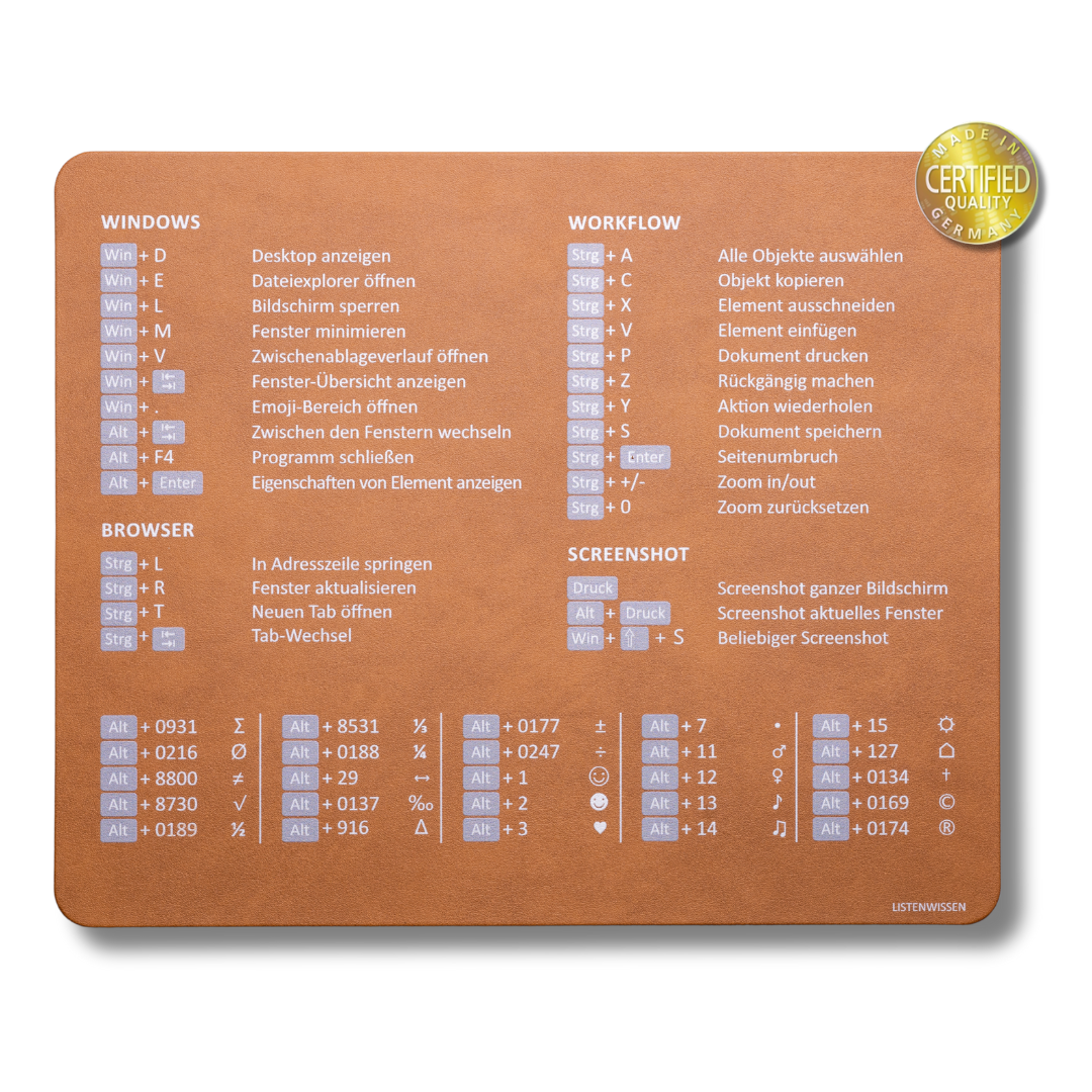 Smartes Mousepad - 10er-Pack - inkl. Personalisierung
