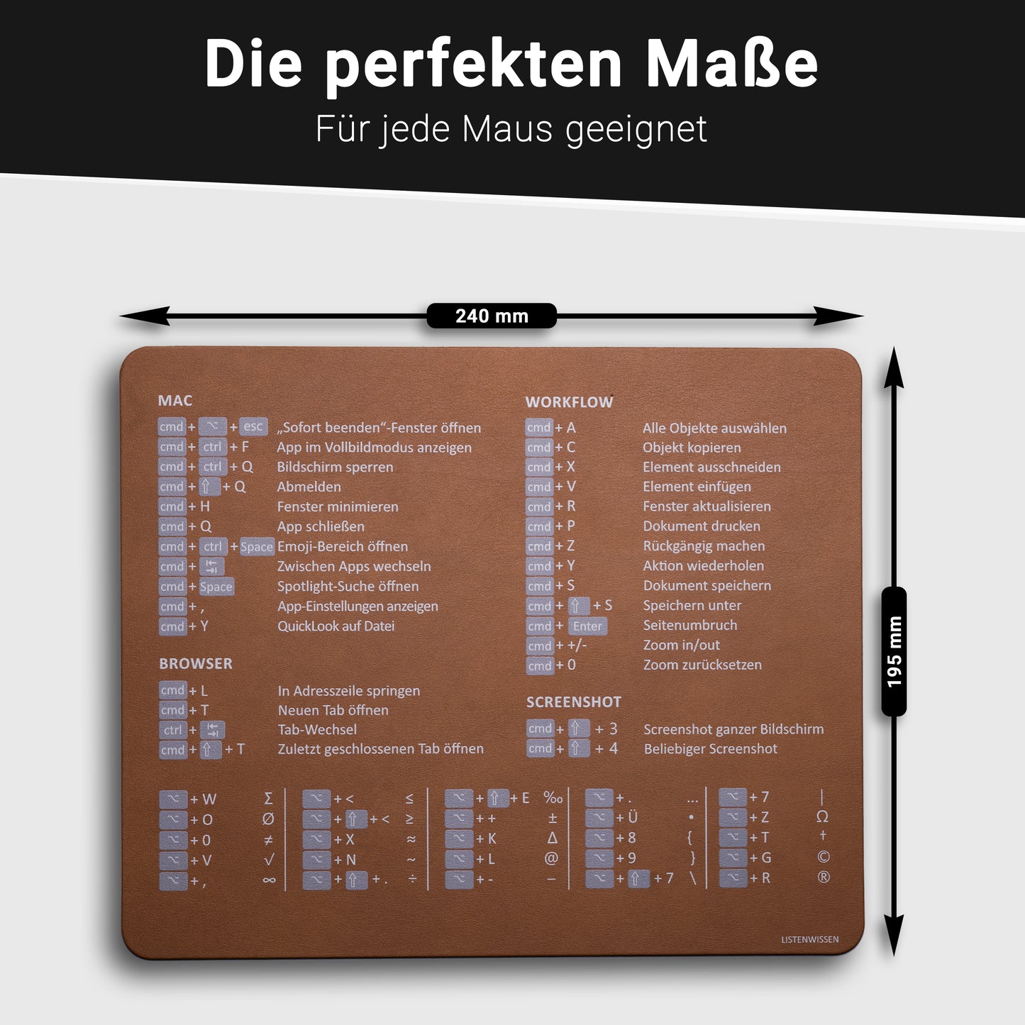 Smartes Mousepad - Apple MOKKA