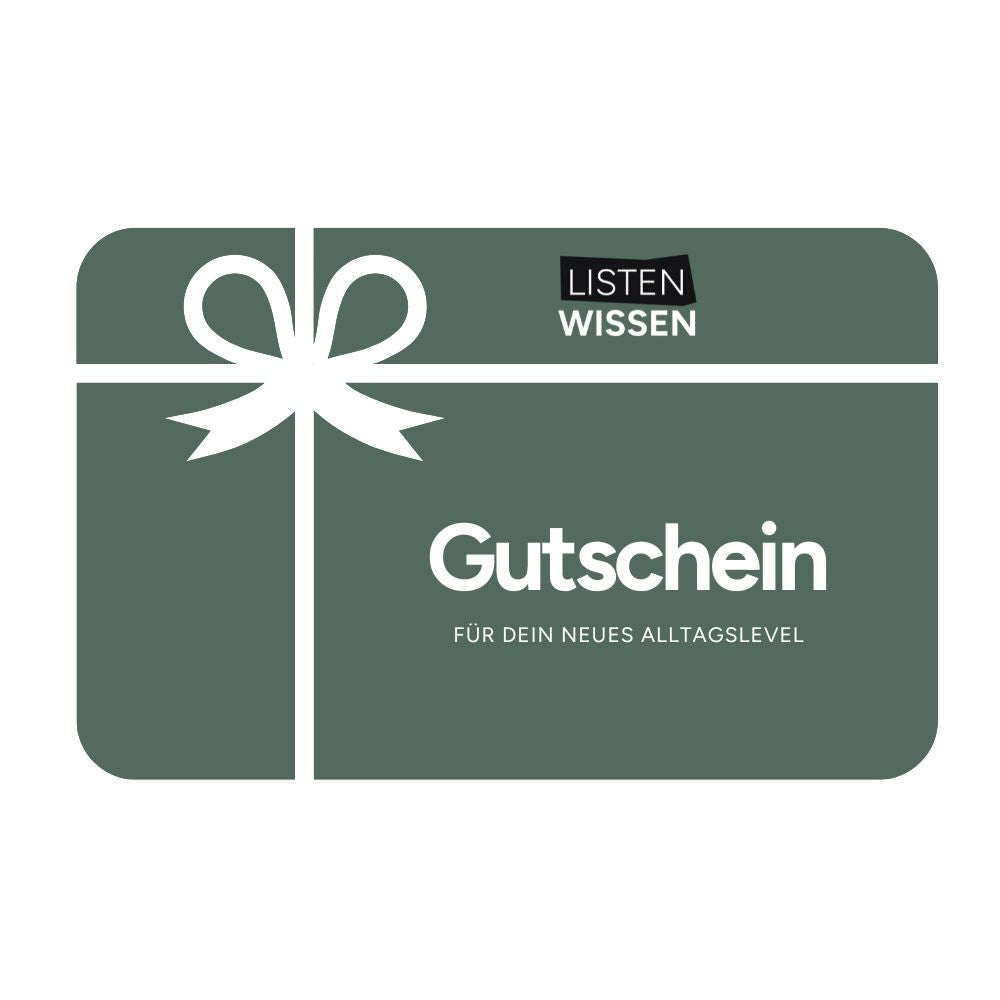LISTENWISSEN Digitaler Geschenkgutschein