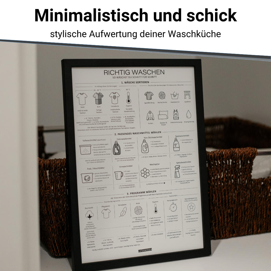Wasch-Guide II - Richtig waschen