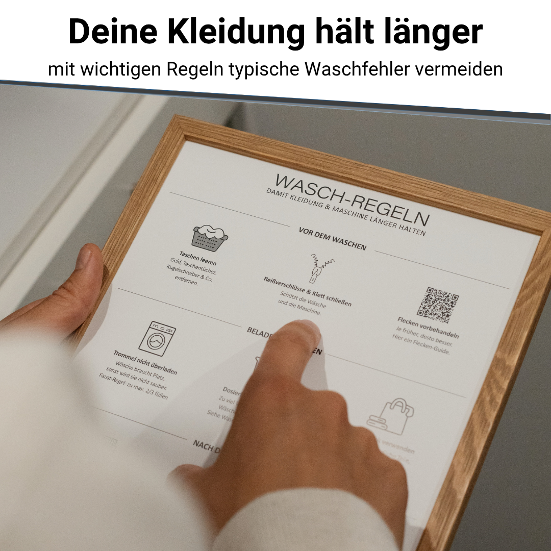 Wasch-Guide III - Wasch-Regeln